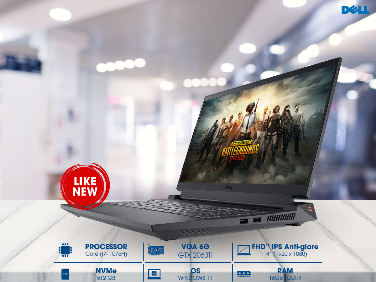 Hình ảnh minh họa laptop Dell Gaming G5 5500
