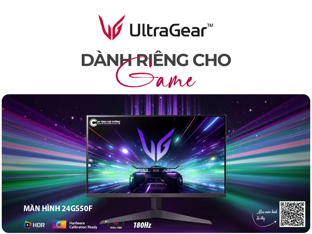 Màn hình LG 24GS50F dòng UltraGear FHD