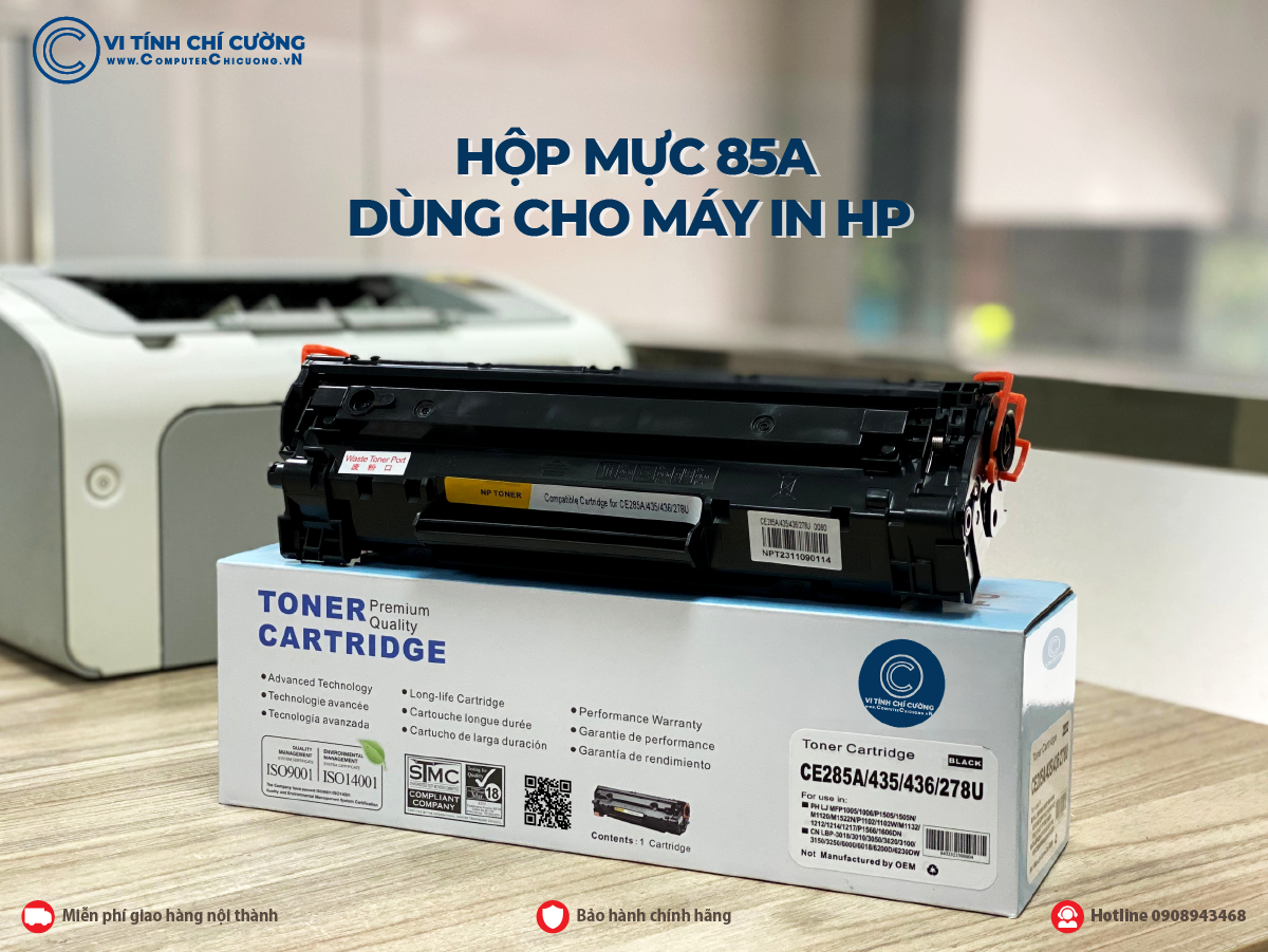 Hôp mực 85A/ 35A Black LaserJet Toner Cartridge 85A/ 35A