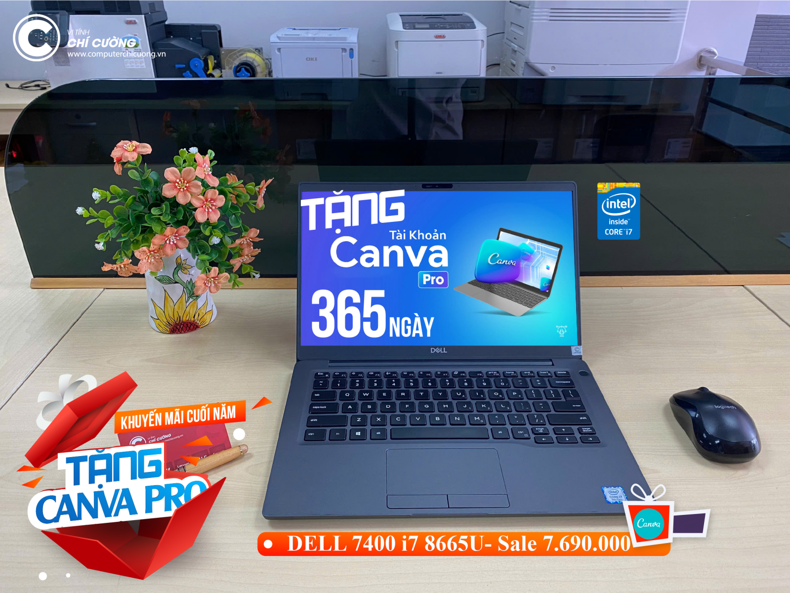 mua laptop dell tai computer chi cuong nhan tai khoan canva pro 365 ngay