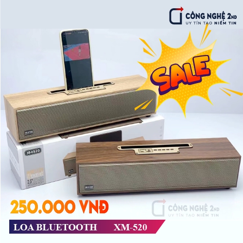 Loa Bluetooth vỏ gỗ