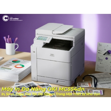 OKI MC554 — Máy In, Mực, Drum Chính Hãng