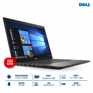 Laptop Dell Latitude 7480 i7 6600U ram 8gb nvme ssd 256gb màn hình 14 inch ips