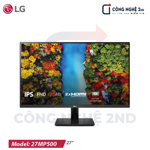 Màn hình LG 27 inch 27MP500 3 cạnh không viền, hạn chế ánh sáng xanh