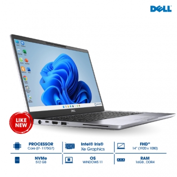 Dell Latitude 7420 Aluminium i7 - 1175G7 vỏ nhôm trắng