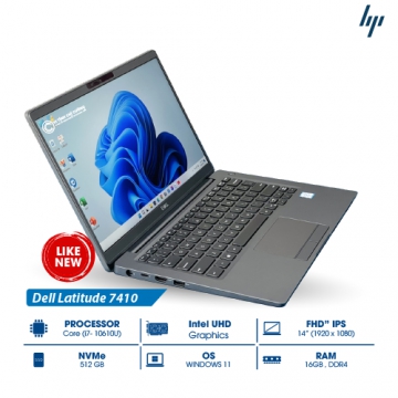 Laptop Dell Latitude 7410 i7-10610u Ram 16GB SSD 256GB nvme màn hình 14inch