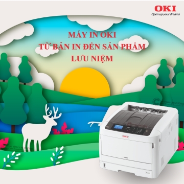 Từ ý tưởng đến sản phẩm lưu niệm – Biến hóa giấy dày với máy in OKI
