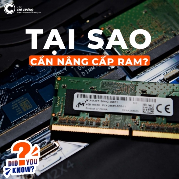 Tại sao laptop bạn cần nâng cấp RAM ?