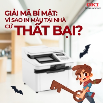 Giải mã bí mật: Vì sao in màu tại nhà cứ thất bại?