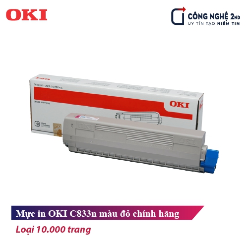 Mực in OKI C833n màu đỏ chính hãng