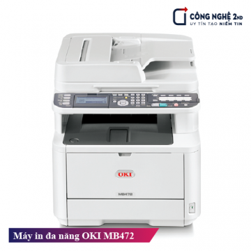Máy in laser trắng đen đa năng in-scan-fax-copy OKI MB492