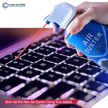 Bình Xịt Khí Nén Air Duster Dung Tích 400ml dùng vệ sinh laptop, máy ảnh