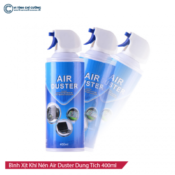 Bình Xịt Khí Nén Air Duster Dung Tích 400ml dùng vệ sinh laptop, máy ảnh