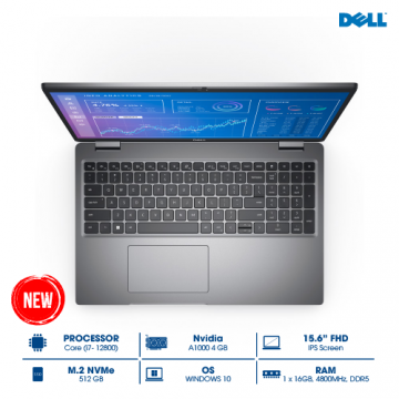 Laptop Dell Mobile Precision 3571 (Intel Core i7-12800H), chiếc máy trạm chuyên đồ họa, 3d mạnh mẽ