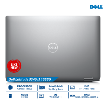 Laptop Dell Latitude 5340 i5-1335U RAM 16GB SSD 512GB Màn 13.3